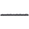 Edging * | Multy Home Castle Stone Garden Border 4-Ft Grey Rubber Landscape Edging Section