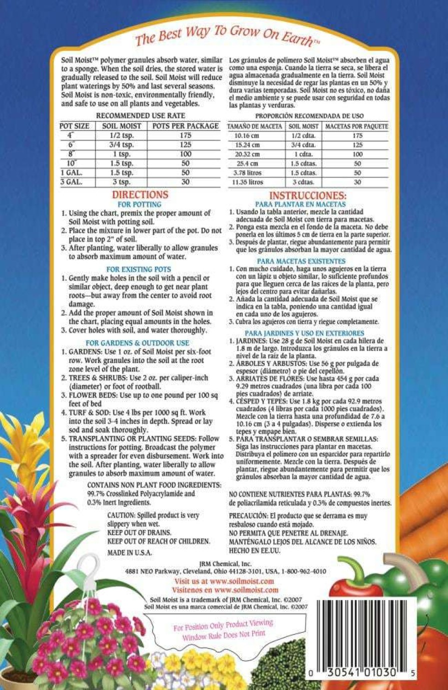 Soil & Soil Amendments * | Soil Moist Soil & Soil Amendments Synthetic Polymer Moisture Control