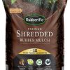 Mulch * | Rubberific Rubberific Premium Shredded Rubber Mulch 0.8-Cu Ft Dark Brown Rubber Mulch