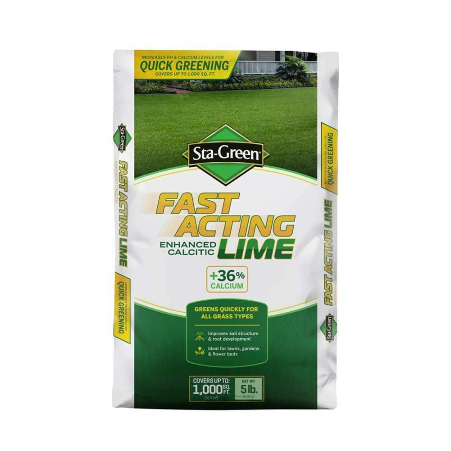 Soil & Soil Amendments * | Sta-Green Soil & Soil Amendments Fast-Acting Lime Organic Lime Ph Balancer