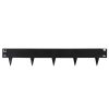 Edging * | Ironridge 5-Pack Black Landscape Edging Section