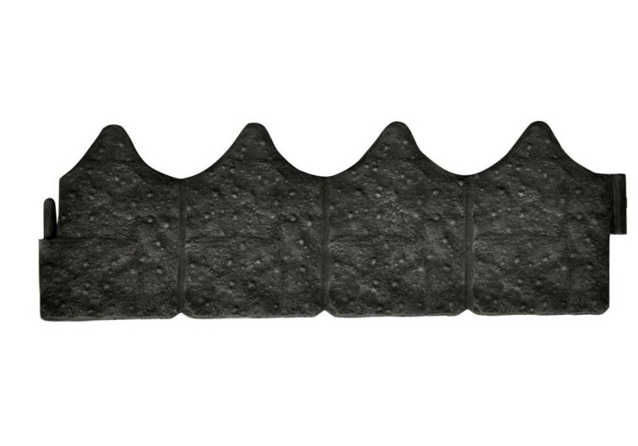 Edging * | Blue Hawk 1.345-Ft Stone/Rough Plastic Landscape Edging Section