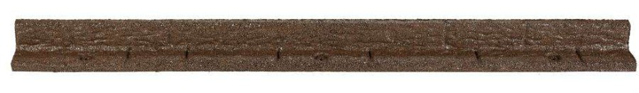 Edging * | Rubberific 4-Ft Brown Rubber Landscape Edging Section