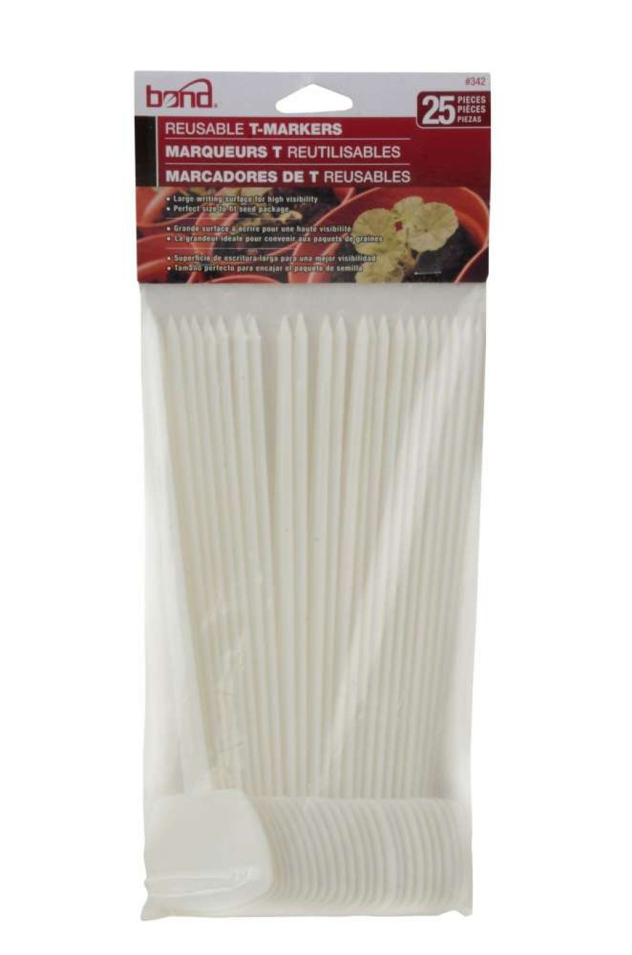 Landscape Fabric & Stakes * | Bond Landscape Fabric & Stakes 25-Pack 8-In Plastic Landscape Stake