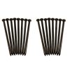 Edging * | Expert Edge Edging 16-Pack 8.5-In Black Plastic Paver Spike