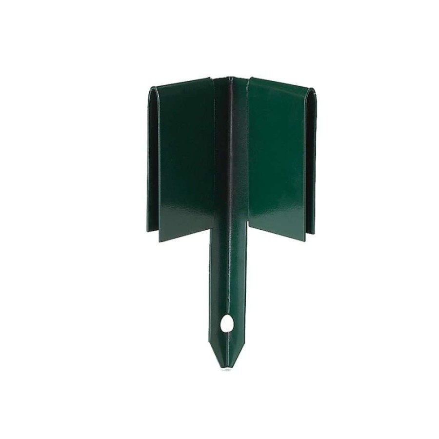 Edging * | Col-Met 8-In Green Steel Corner Edging Stake