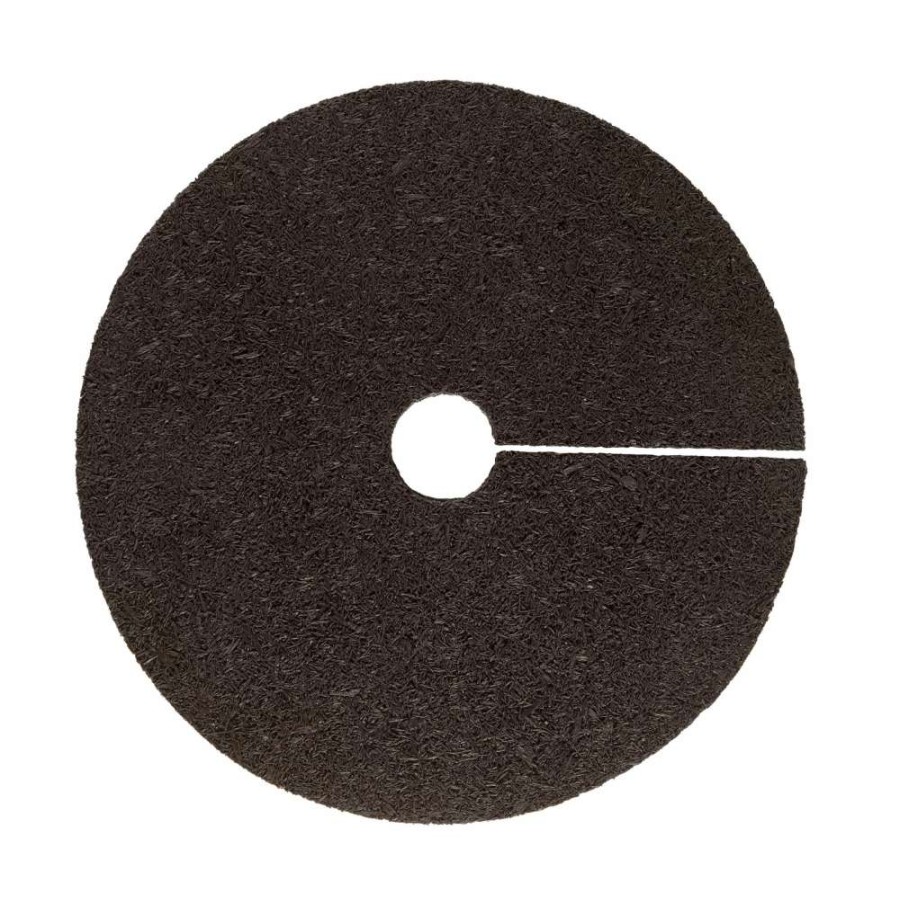 Mulch * | Rubberific Mulch Brown Recycled Rubber Rubber 36-In Tree Ring