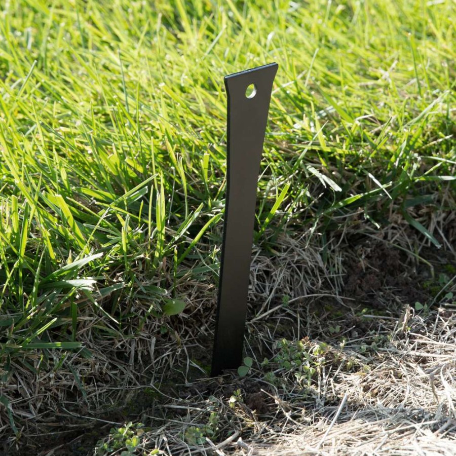 Edging * | Col-Met 12-In Black Steel Edging Stake