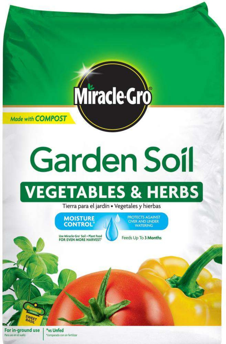 Soil & Soil Amendments * | Miracle-Gro Soil & Soil Amendments 1.5-Cu Ft Garden Soil