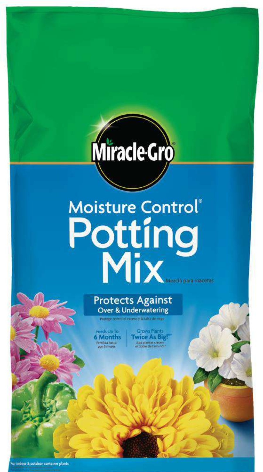 Soil & Soil Amendments * | Miracle-Gro Soil & Soil Amendments 25-Quart Potting Soil Mix