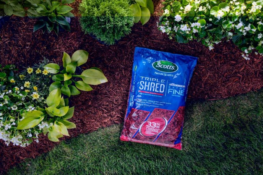 Mulch * | Scotts Nature Scapes Triple Shred 1.5-Cu Ft Red Mulch